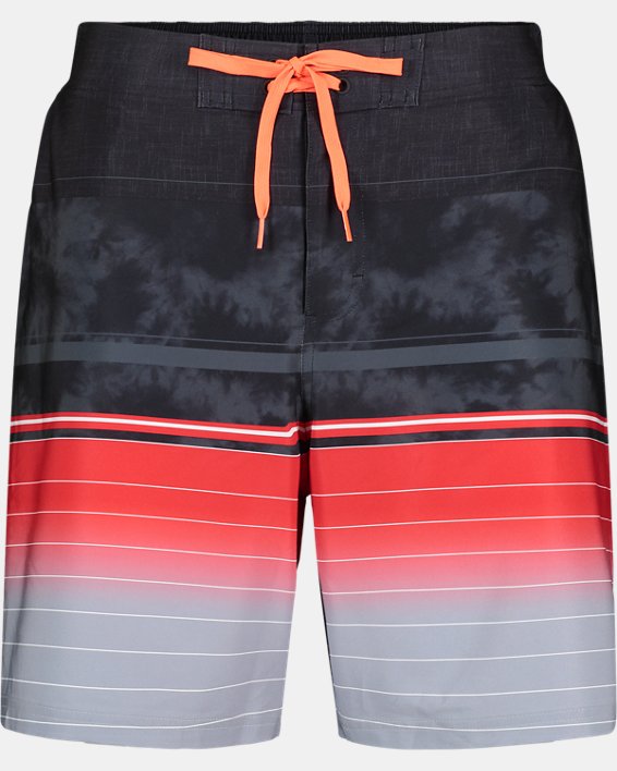 Men's UA Gradient Tie-Dye E-Board Swim Shorts, Black, pdpMainDesktop image number 3
